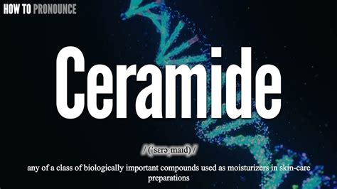 ceramide pronunciation